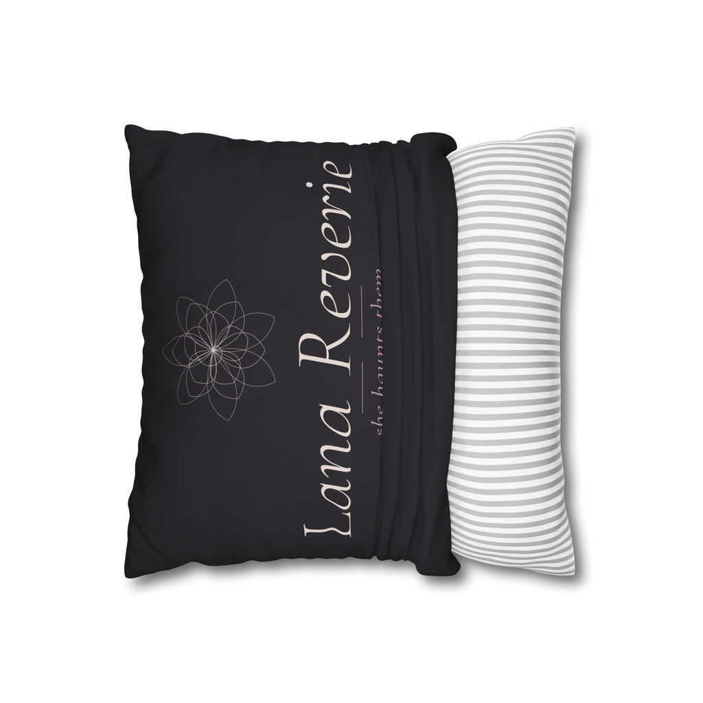 Lana Reverie Pillow Cover | Gothic Dark Coquette Throw Pillow Case