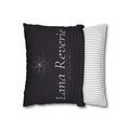 Lana Reverie Pillow Cover | Gothic Dark Coquette Throw Pillow Case