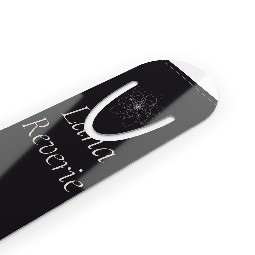 Lana Reverie Bookmark | Gothic Dark Coquette Aluminum Bookmark — Dark Academia Gift