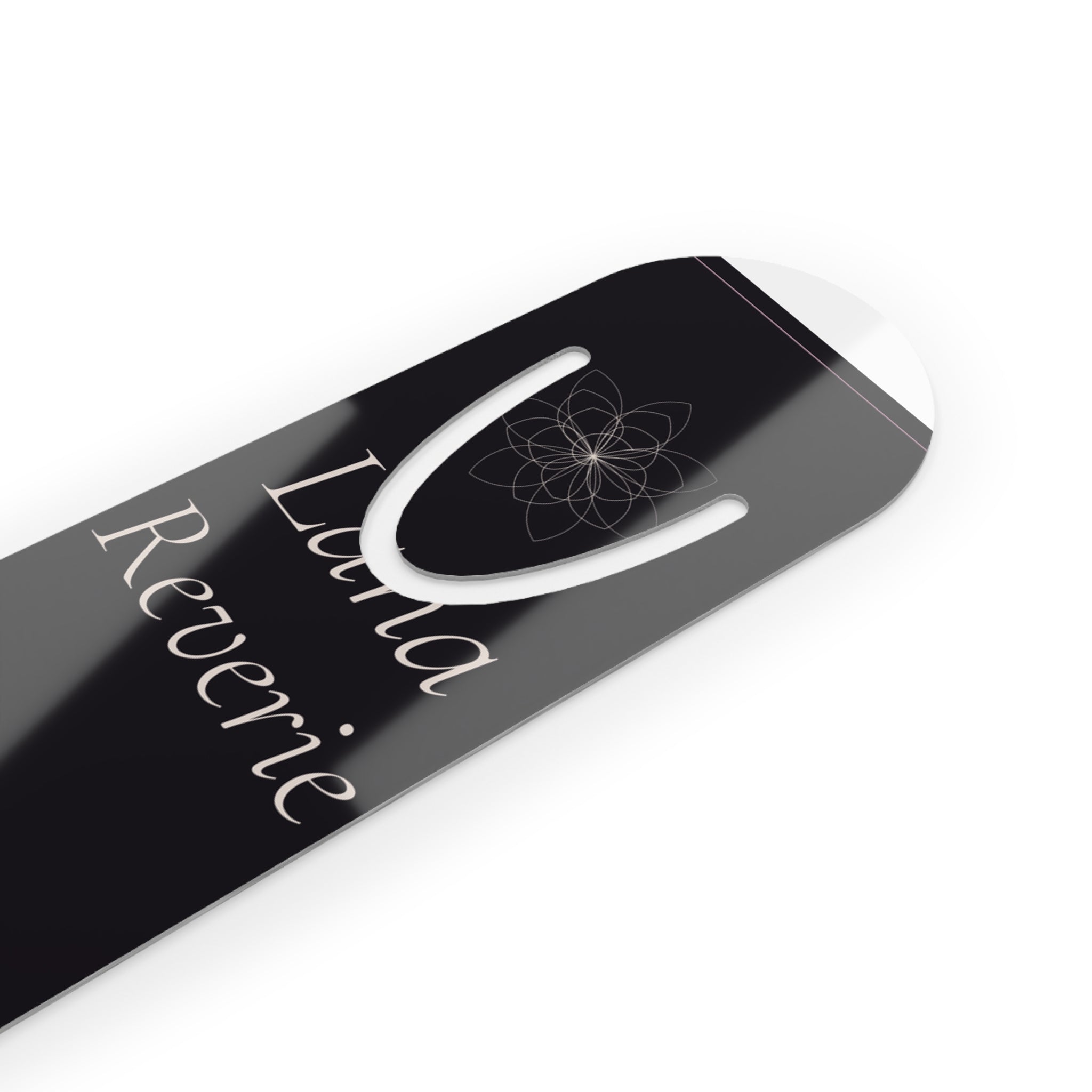 Lana Reverie Bookmark | Gothic Dark Coquette Aluminum Bookmark — Dark Academia Gift
