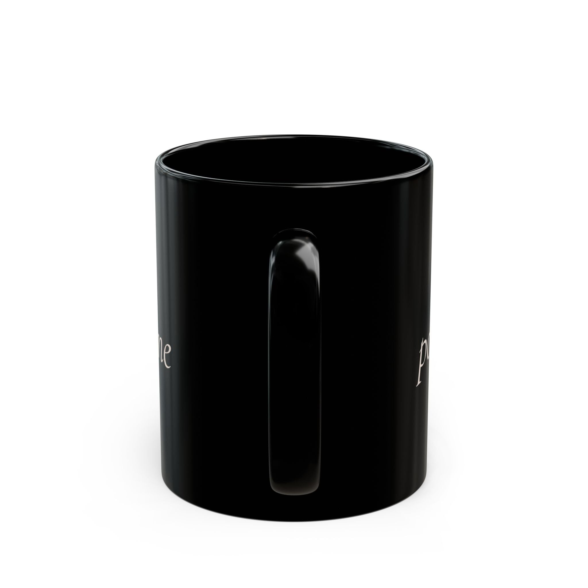 Antique Rose Mug | Black Gothic Dark Coquette Coffee Mug — Lana Reverie