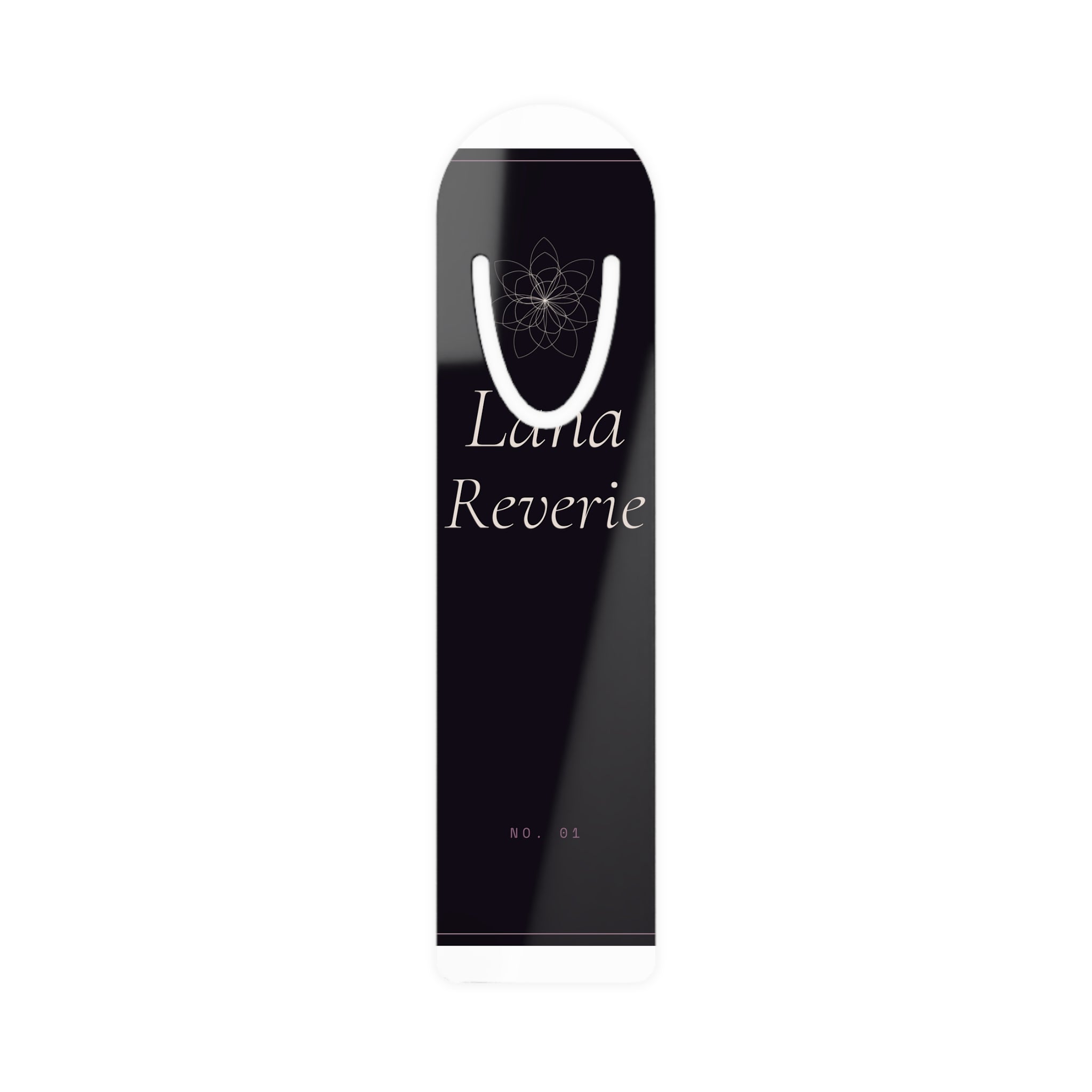 Lana Reverie Bookmark | Gothic Dark Coquette Aluminum Bookmark — Dark Academia Gift